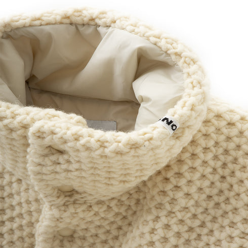 Bonsai Knit Puffer Jacket Butter OT007 Degli Uberti